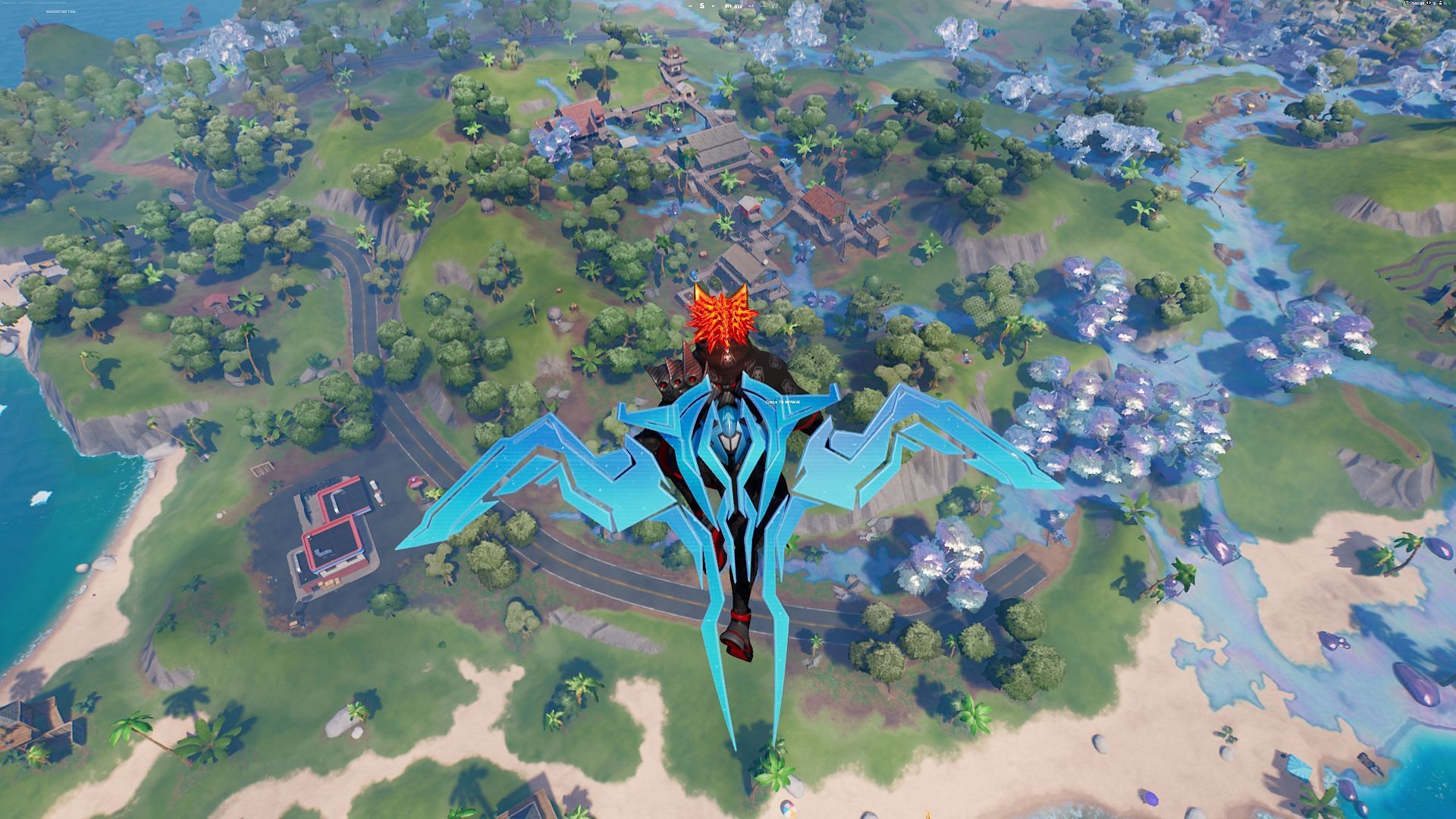 Fort Jonesy is a decent place to land without having to worry about being shot at (Image via Epic Games/Fortnite)